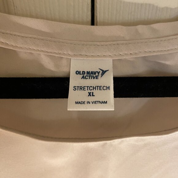Off-white Old Navy Stretchtech workout tank top (XL) - Picture 3 of 5
